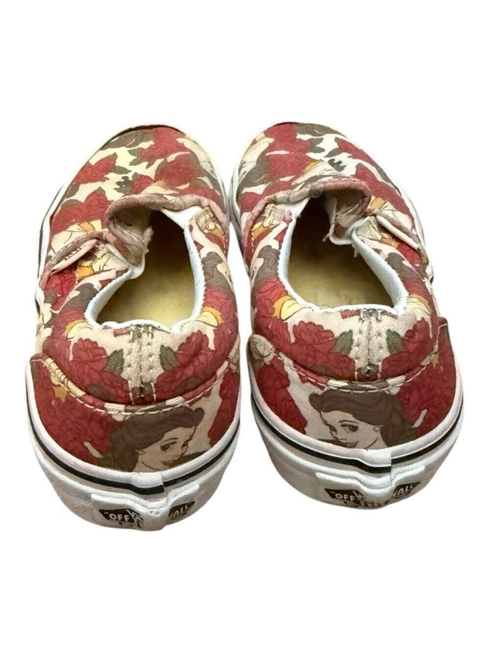 Vans Disney Princess Belle Beauty and The Beast Slip-On Shoes - Picture 4 of 8